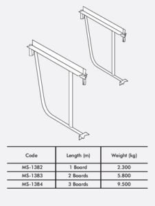 Kwikstage Scaffolding Hop-up Brackets