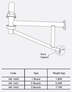 Tabular Hop-Up Brackets